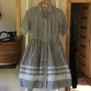 Crisp Cotton Shirtdress with POCKETS by Calvin Klein 2